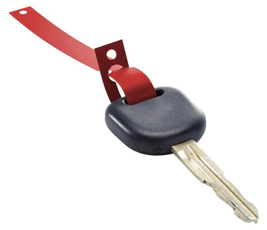 Eichner schlüsselanhänger key fob red 1000 pcs on roller