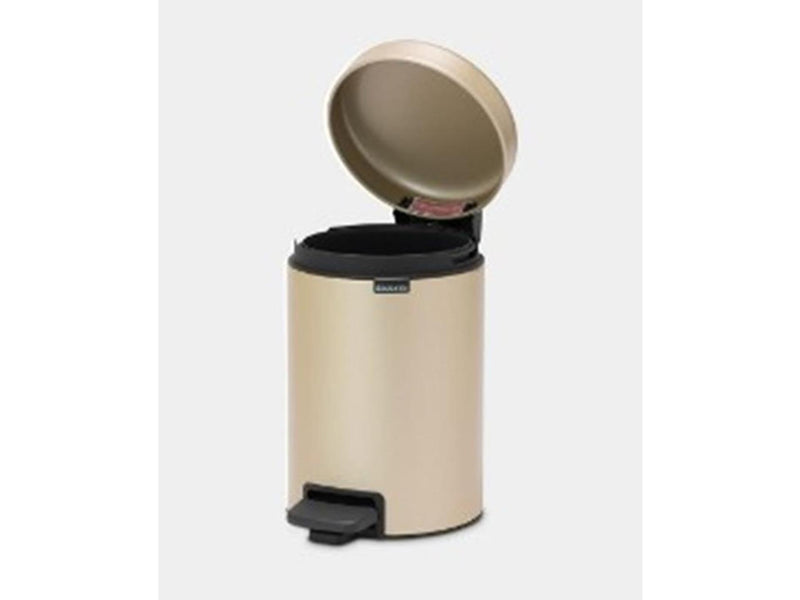 Load image into Gallery viewer, Brabantia pedaalemmer 3l metalic gold
