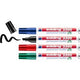 Permanentmarker edding 3300 1-5 mm schuin blauw,zwart,rood,groen 4 stuk