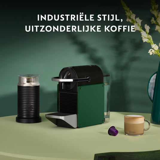 Krups xn3063 nespresso pixie koffiecupmachine donkergroen zwart