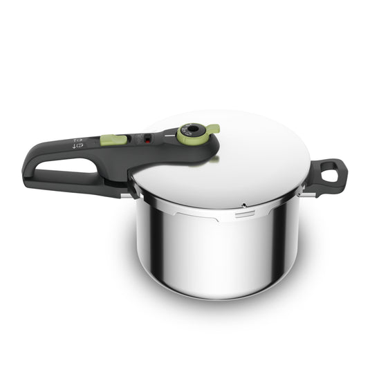 Tefal p25807 secure 5 trendy snelkookpan 6 liter met stoommand