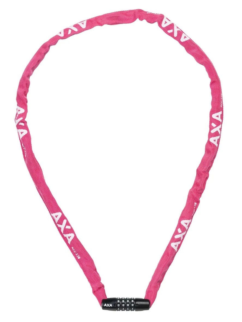 Load image into Gallery viewer, Axa kettingslot rigid rcc code 120x3,5 met polyester hoes - roze
