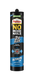 Pattex 1070179 - no more nails ultimate flex zwart 390g | 6 stuks