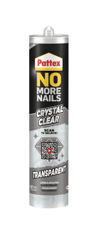 Pattex 1070183 - no more nails kristal 290g | 6 stuks
