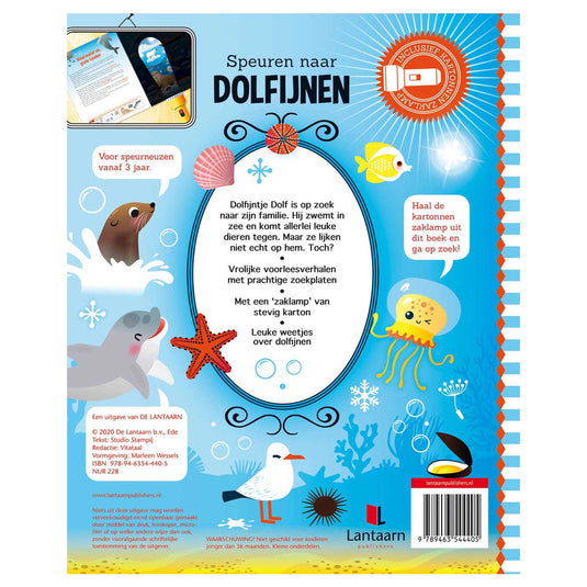 Speuren naar dolfijnen + kartonnen zaklamp