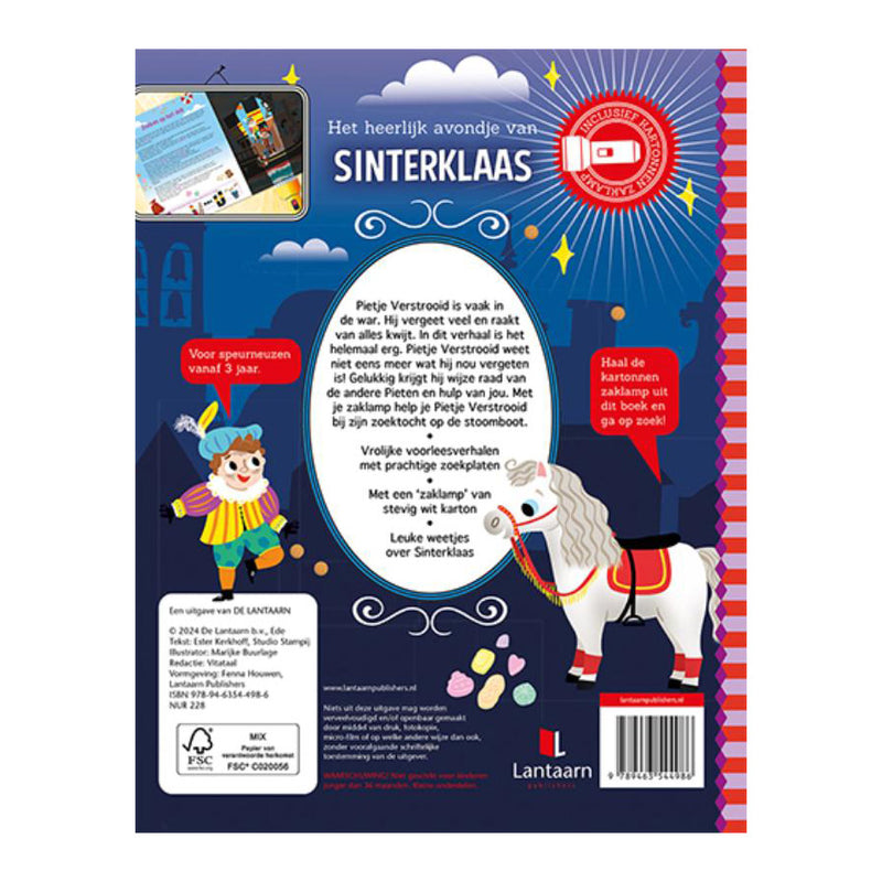 Load image into Gallery viewer, Centraal boekhuis speuren naar sinterklaas + kartonnen zaklamp
