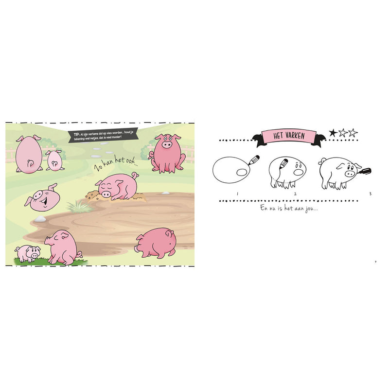 Load image into Gallery viewer, Iedereen kan Tekenen - Boerderij
