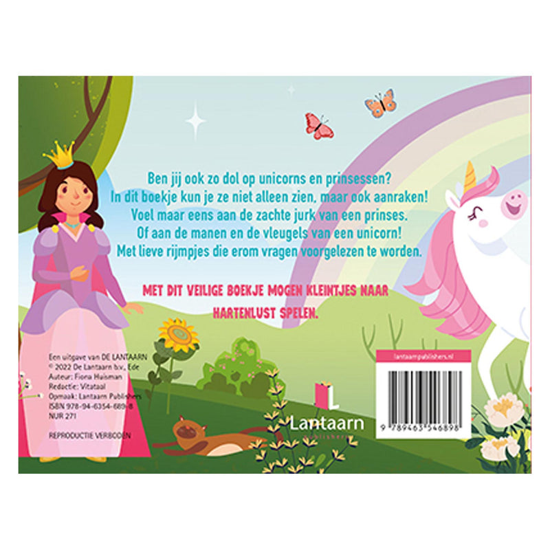 Load image into Gallery viewer, Lantaarn publishers kijk en voel - unicorns en prinsessen
