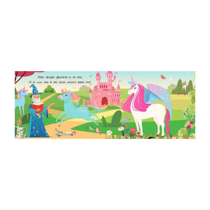 Load image into Gallery viewer, Lantaarn publishers kijk en voel - unicorns en prinsessen
