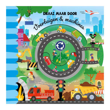 Lantaarn publishers draai maar door - voertuigen machines kartonboek