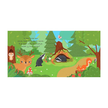 Lantaarn publishers kun je mij vinden? in het bos voorleesboek en 20 memokaarten