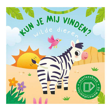 Lantaarn publishers kun je mij vinden? wilde dieren voorleesboek en 20 memokaarten