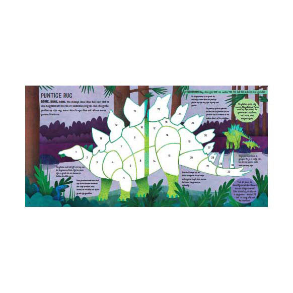 Load image into Gallery viewer, Lantaarn publishers stickers plakken op nummer - dino's
