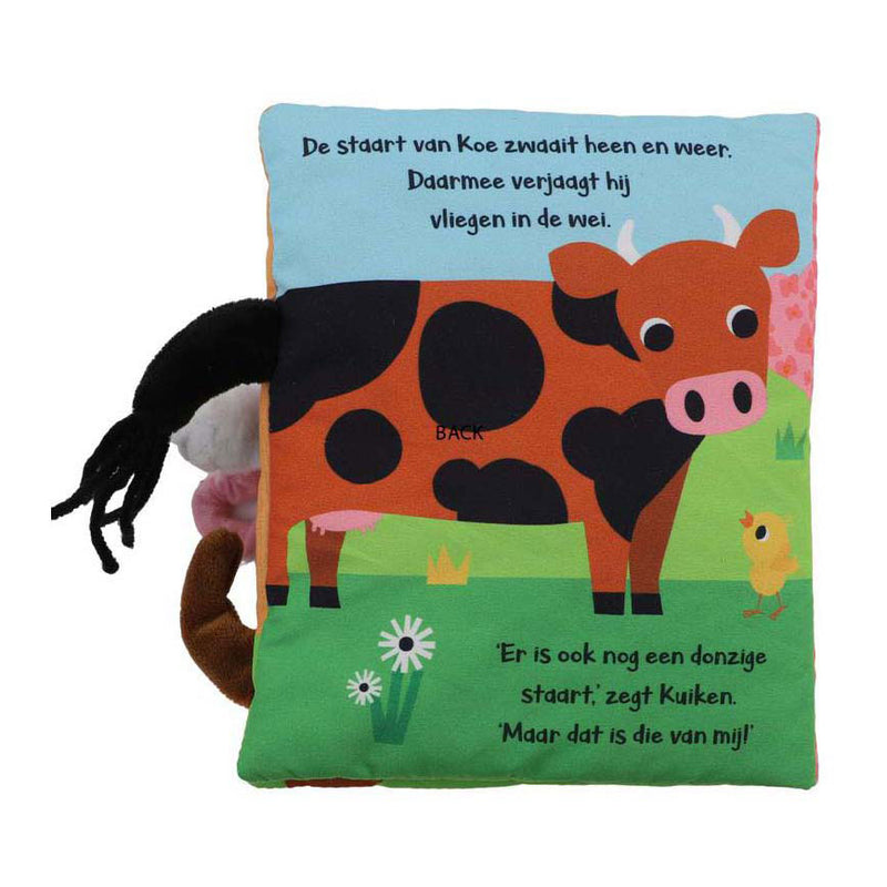 Load image into Gallery viewer, Lantaarn publishers van wie is deze staart? boerderij babyboek

