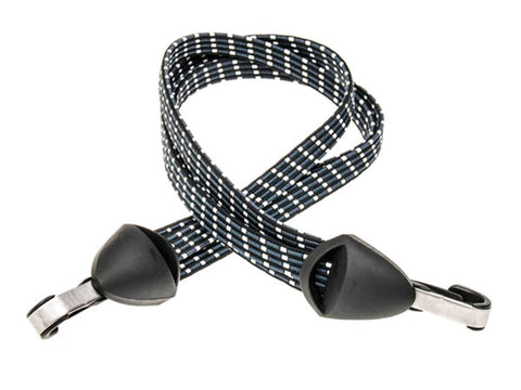 Safety tie with stainless steel hook - black / white /