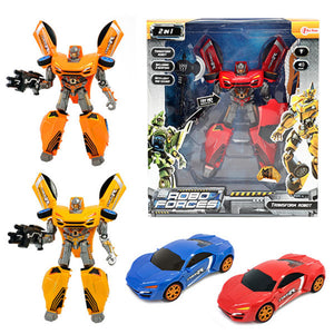 Toi-toys toi toys roboforces veranderrobot superauto + licht en geluid