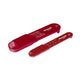 Westmark 2 maatlepels, verstelbaar, met schaalverdeling: 1x 0,6 - 5ml en 1x 5 - 15 ml, kunststof, vario, rood wit, 30592270
