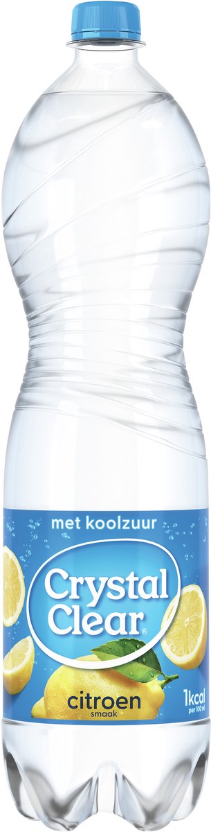 Crystal clear - citroen - 6 x 1,5 liter - voordeelverpakking