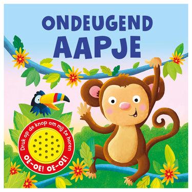 Ondeugend aapje met geluidsknop