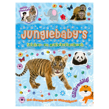Rebo publishers dierenvriendjes - junglebaby's sticker- en activiteitenboek