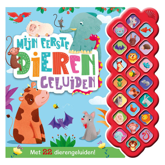 Rebo publishers geluidenboek mijn eerste dierengeluiden (22 geluiden!)
