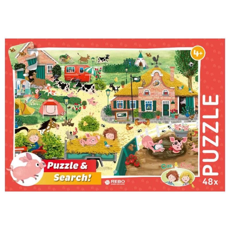 Afbeelding laden in galerijviewer, Rebo publishers puzzel cas cato boerderij, 48st.
