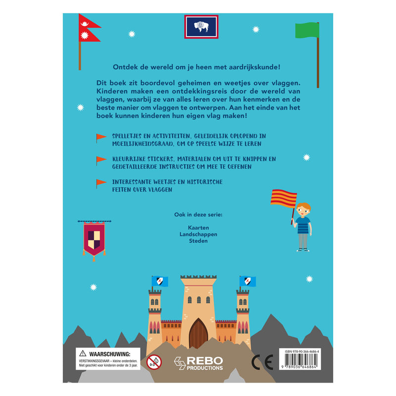 Load image into Gallery viewer, Rebo publishers vlaggen - gek op de wereld
