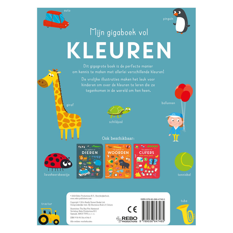 Load image into Gallery viewer, Rebo publishers mijn gigaboek vol kleuren
