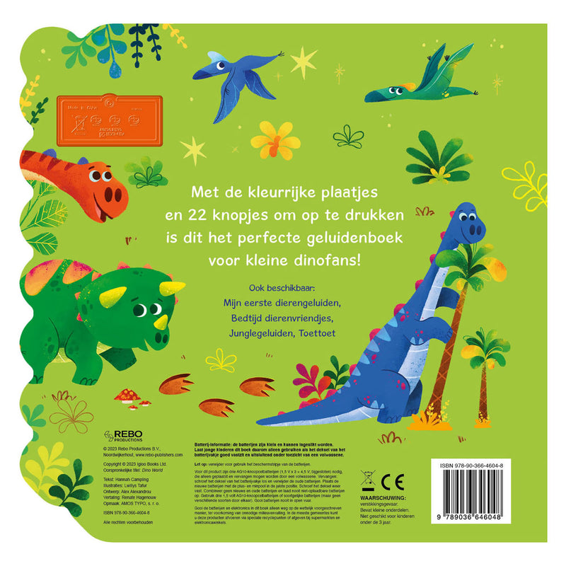 Load image into Gallery viewer, Rebo publishers geluidenboek dinowereld
