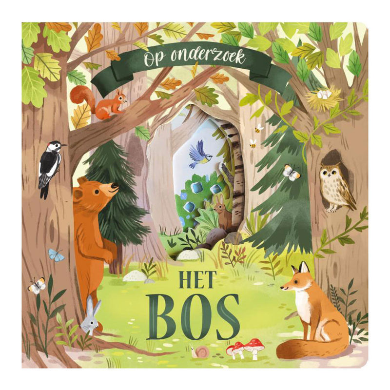Load image into Gallery viewer, Rebo publishers het bos op onderzoek flapjesboek
