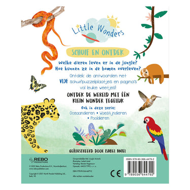 Rebo publishers jungledieren schuif en ontdek