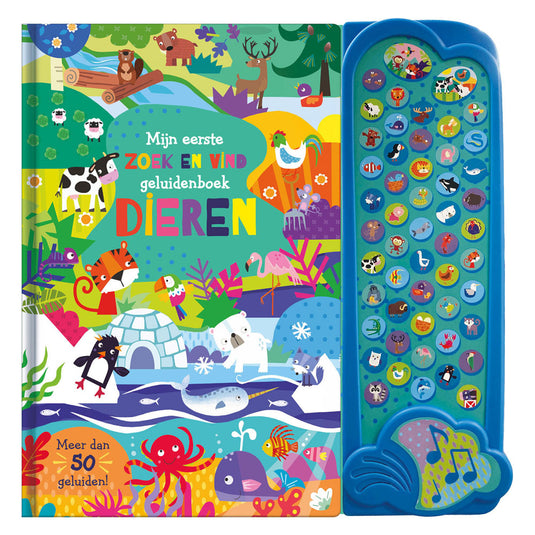 Rebo publishers geluidenboek dieren - zoek en vind