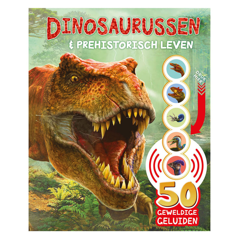 Load image into Gallery viewer, Rebo publishers geluidenboek dinosaurussen prehistorie
