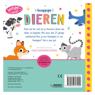 Rebo publishers grappige dieren - wonderwiel