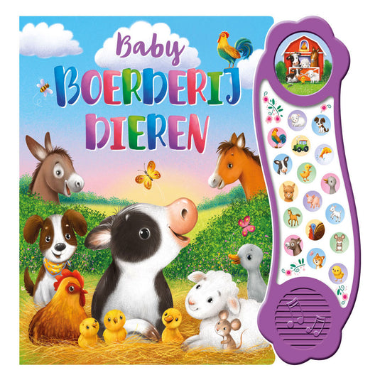 Rebo publishers geluidenboek baby boerderijdieren
