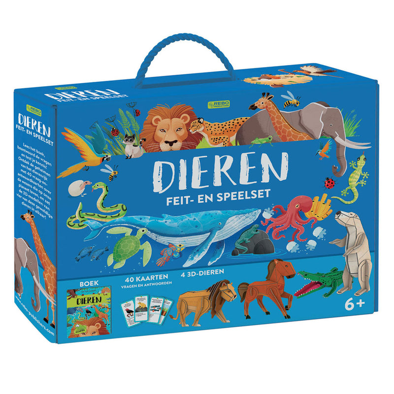 Load image into Gallery viewer, Rebo dieren - feit- en speelset
