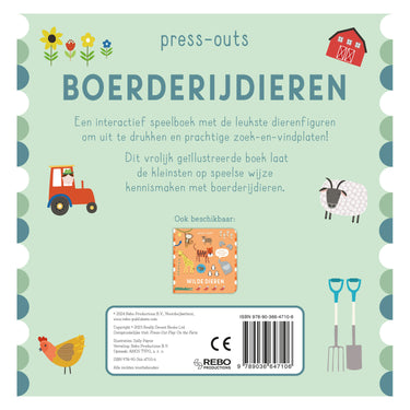 Rebo publishers kartonboek press-outs - boerderijdieren
