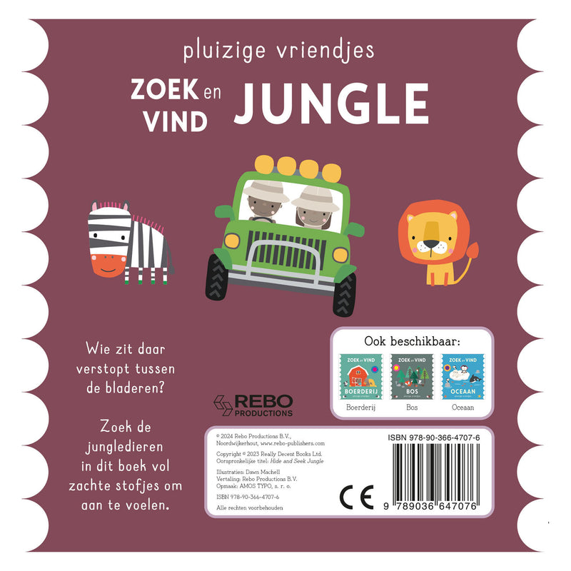 Load image into Gallery viewer, Rebo publishers zoek en vind - jungle pluizige vriendjes
