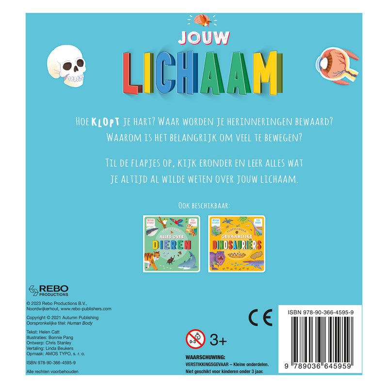 Load image into Gallery viewer, Rebo publishers jouw lichaam flapjesboek
