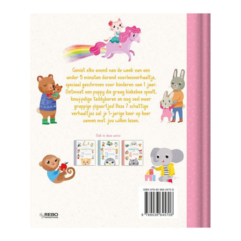 Load image into Gallery viewer, Rebo publishers 5-minutenverhaaltjes voor 1 jaar
