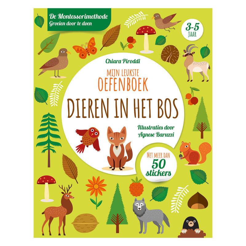 Load image into Gallery viewer, Rebo publishers dieren in het bos - oefenboek
