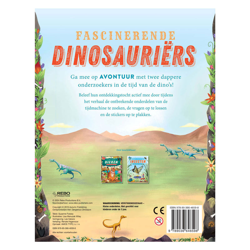 Load image into Gallery viewer, Rebo publishers fascinerende dinosauriers-stickers
