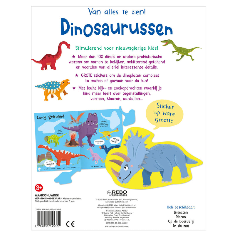 Load image into Gallery viewer, Rebo publishers dinosaurussen -van alles te zien!
