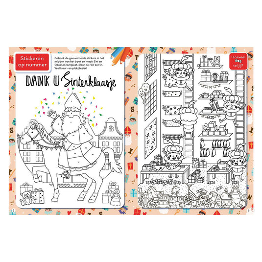 Rebo publishers sinterklaas pietendiplomaboek met stickers