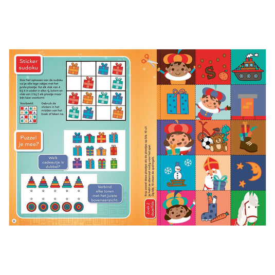 Rebo publishers sinterklaas pietendiplomaboek met stickers