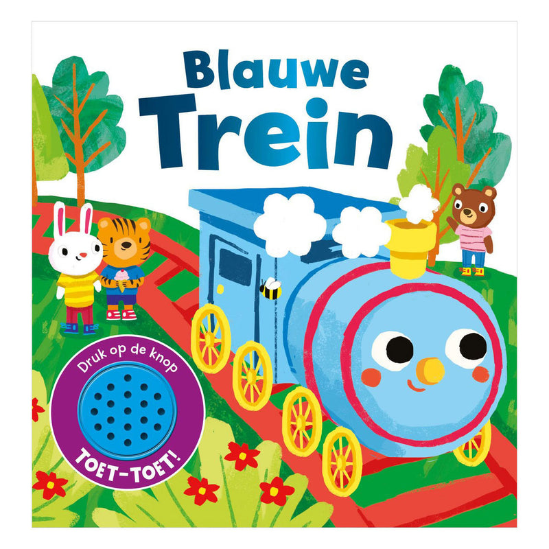 Load image into Gallery viewer, Rebo publishers blauwe trein - geluidenboek
