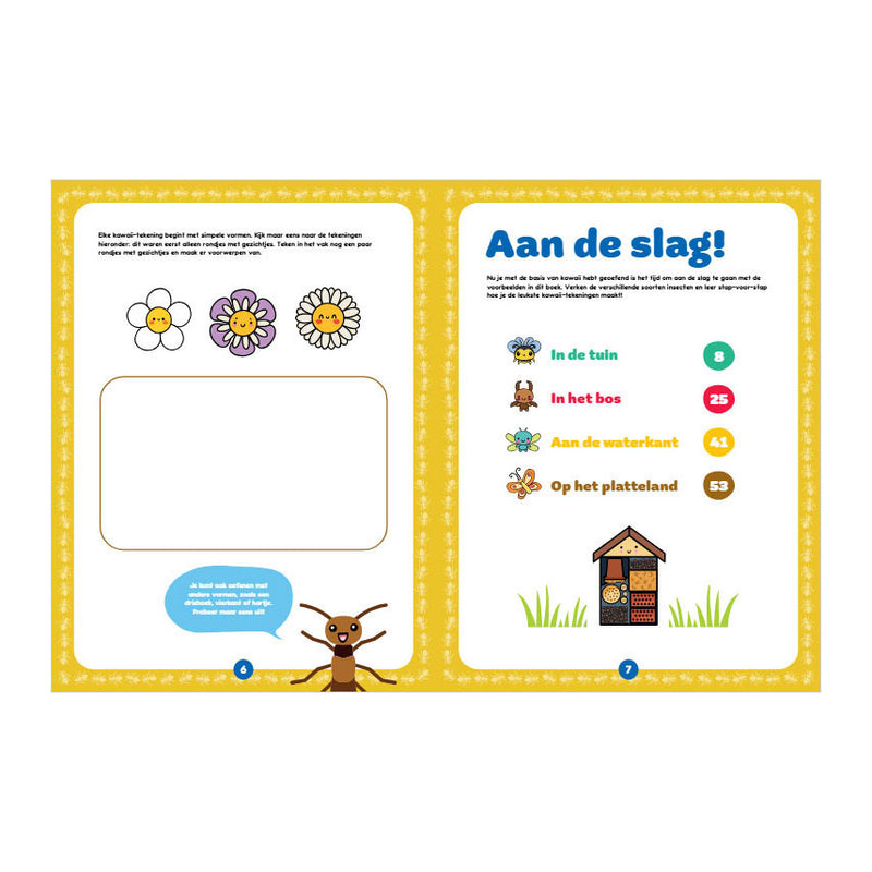 Load image into Gallery viewer, Rebo publishers kawaii tekenen - insecten
