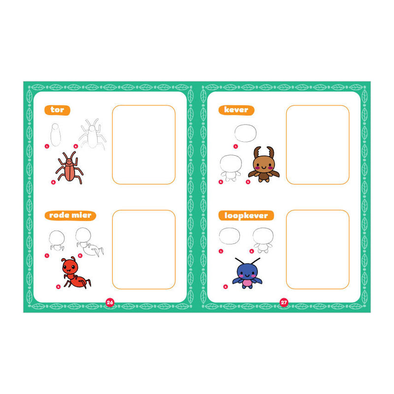 Load image into Gallery viewer, Rebo publishers kawaii tekenen - insecten
