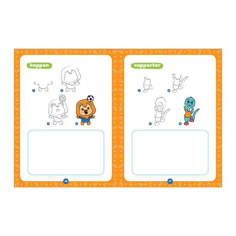 Load image into Gallery viewer, Rebo publishers kawaii tekenen - voetbal
