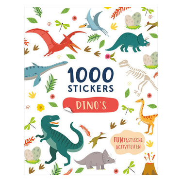 Rebo publishers doeboek dino's - 1000 stickers